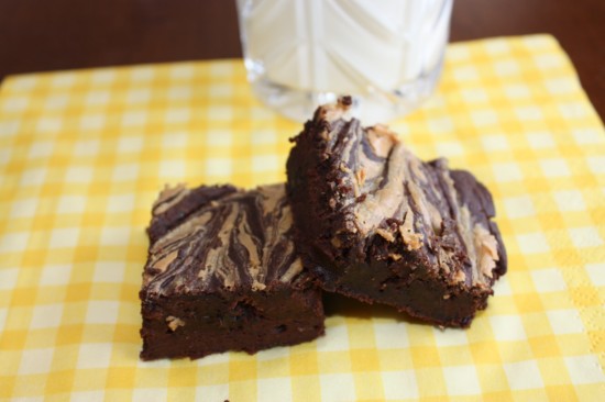 Thumbnail image for Healthy Chocolate Peanut Butter Brownies (Low Carb)