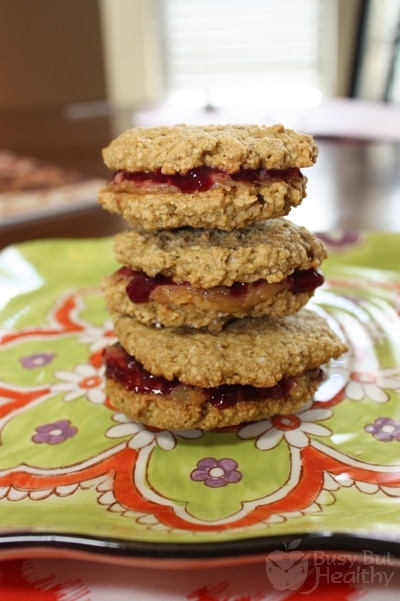 Thumbnail image for Healthy PB & J Sandwich Cookies